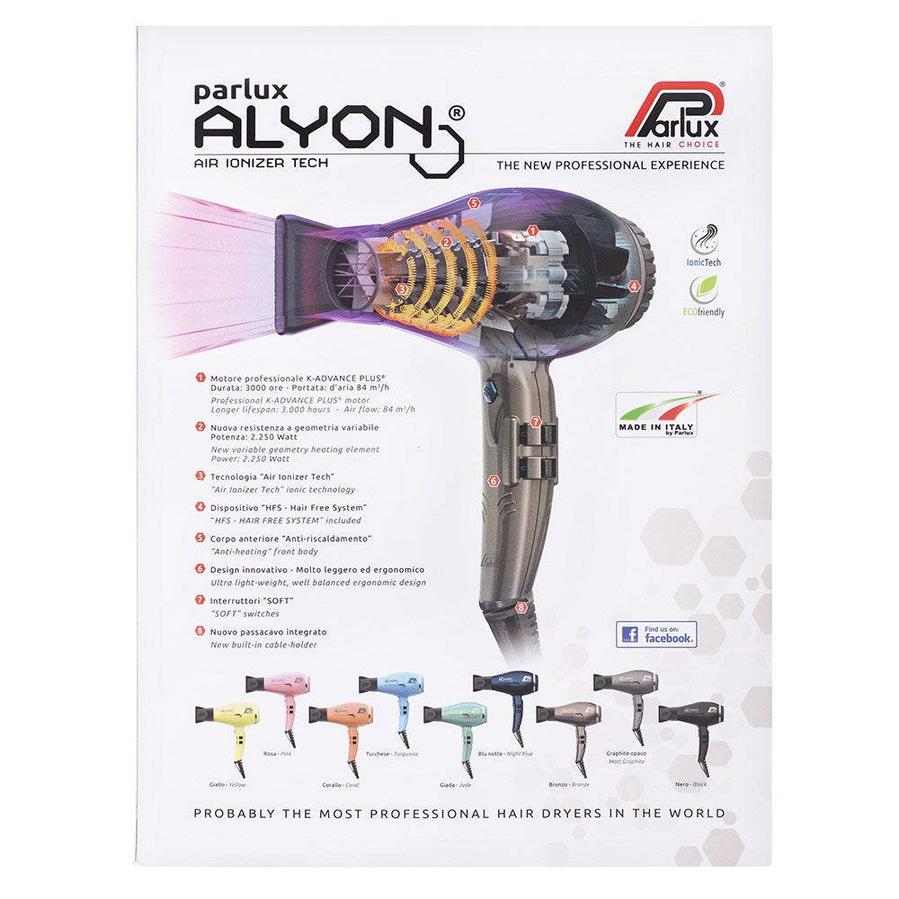 Parlux Alyon 2250W Hair Dryer Bronze | Barber Outlet