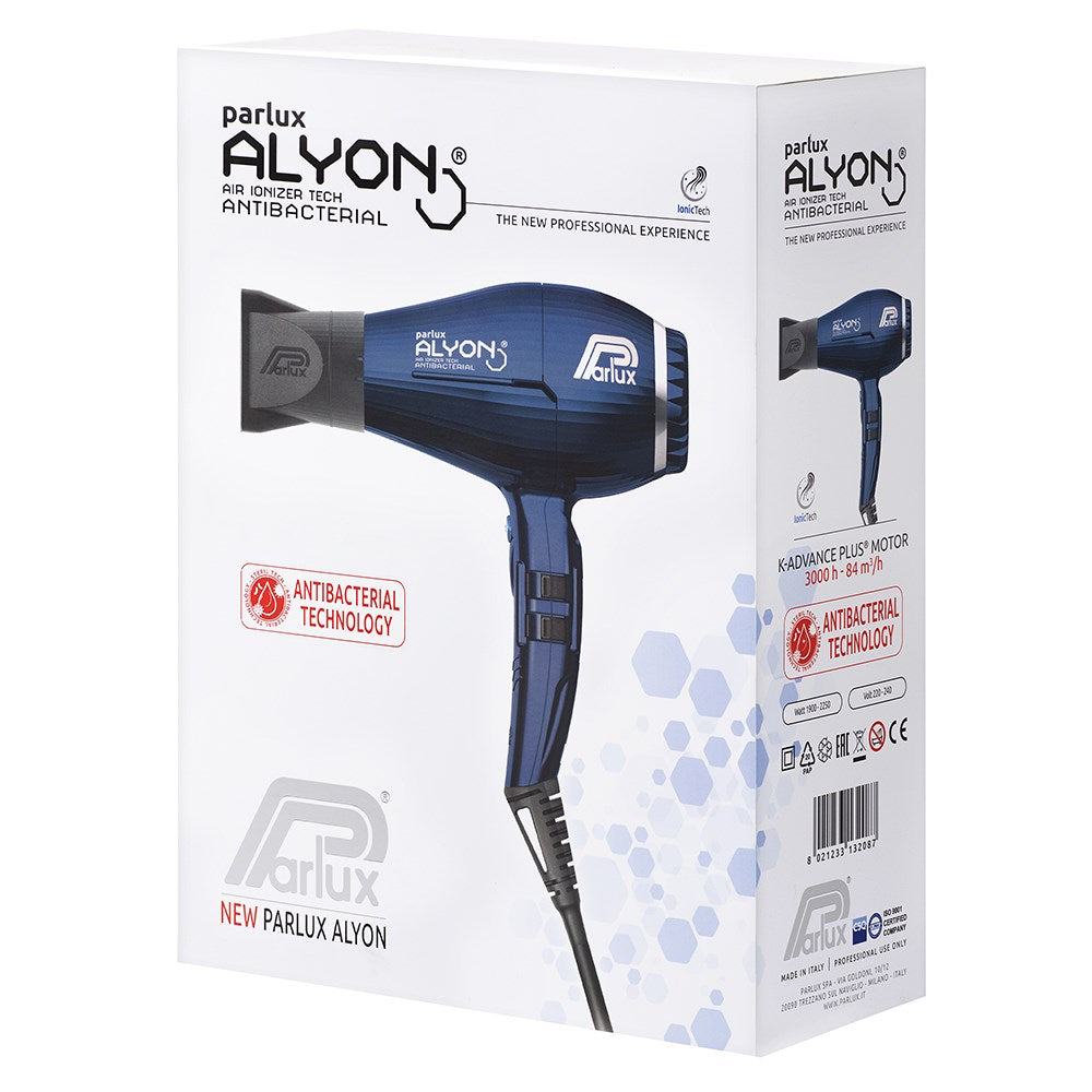 Parlux Alyon Air Ionizer Tech Hair Dryer Midnight Blue | Barber Outlet