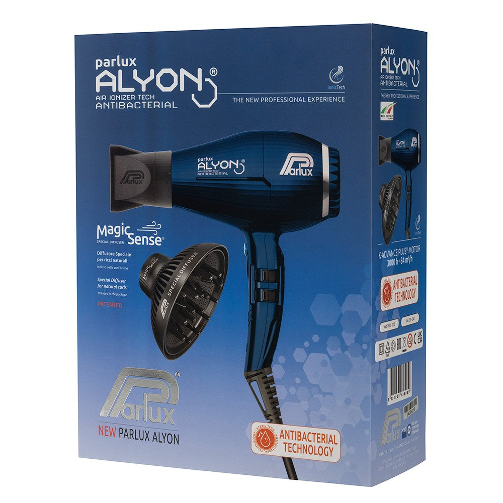 Parlux Alyon 2250W Hair Dryer And Diffuser Midnight Blue | Barber Outlet
