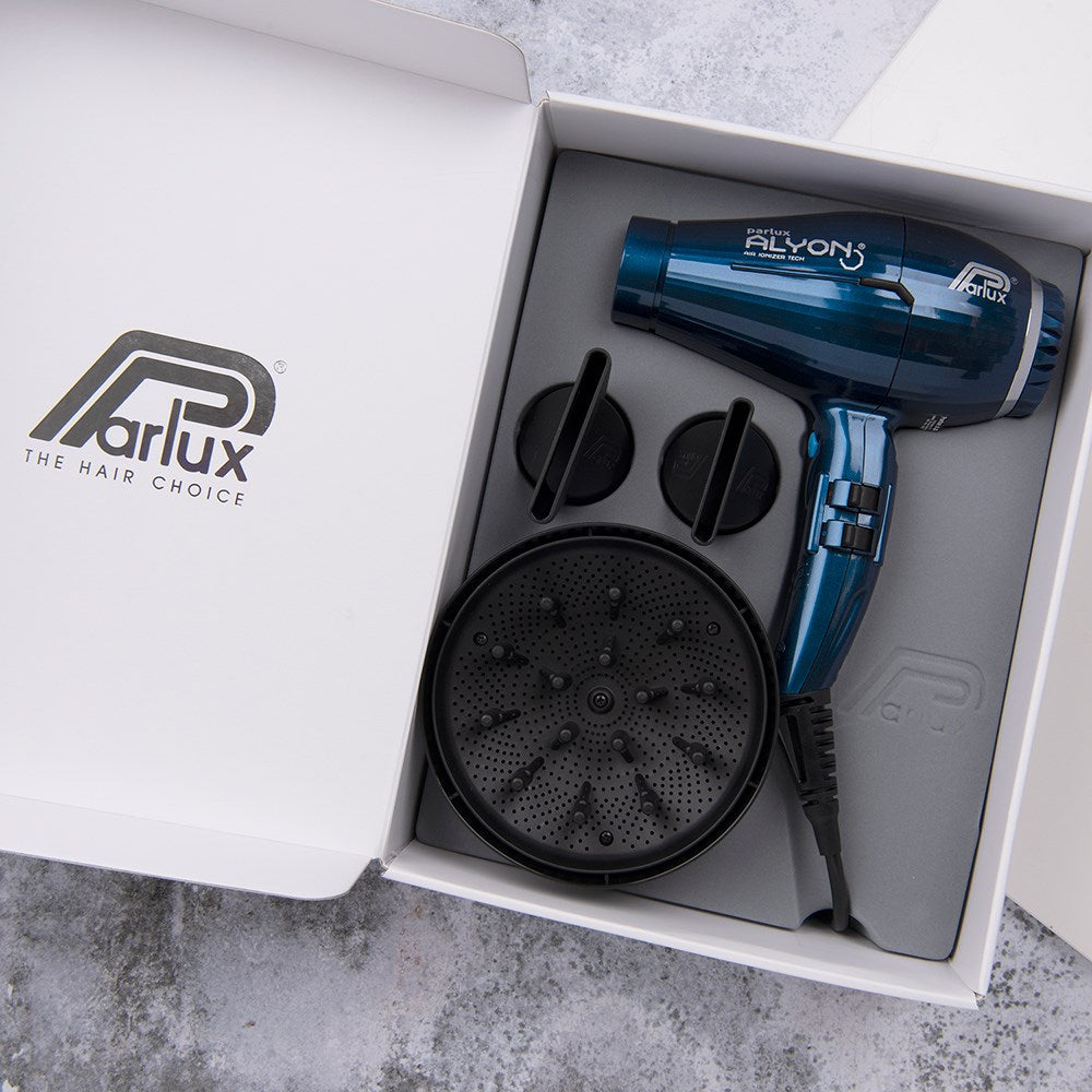 Parlux Alyon 2250W Hair Dryer And Diffuser Midnight Blue | Barber Outlet