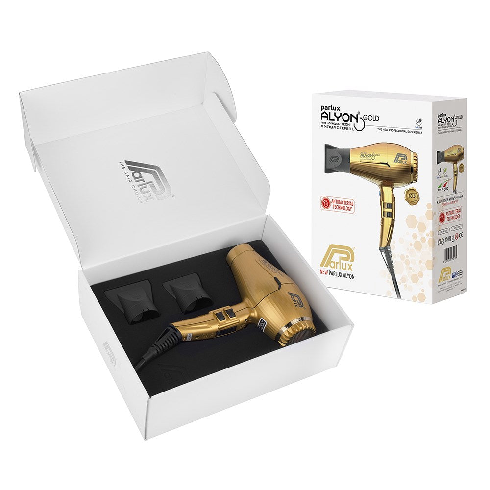 Parlux Alyon 2250W Hair Dryer Gold | Barber Outlet