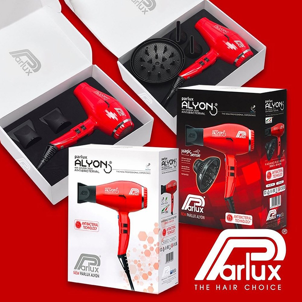 Parlux Alyon 2250W Hair Dryer Red | Barber Outlet
