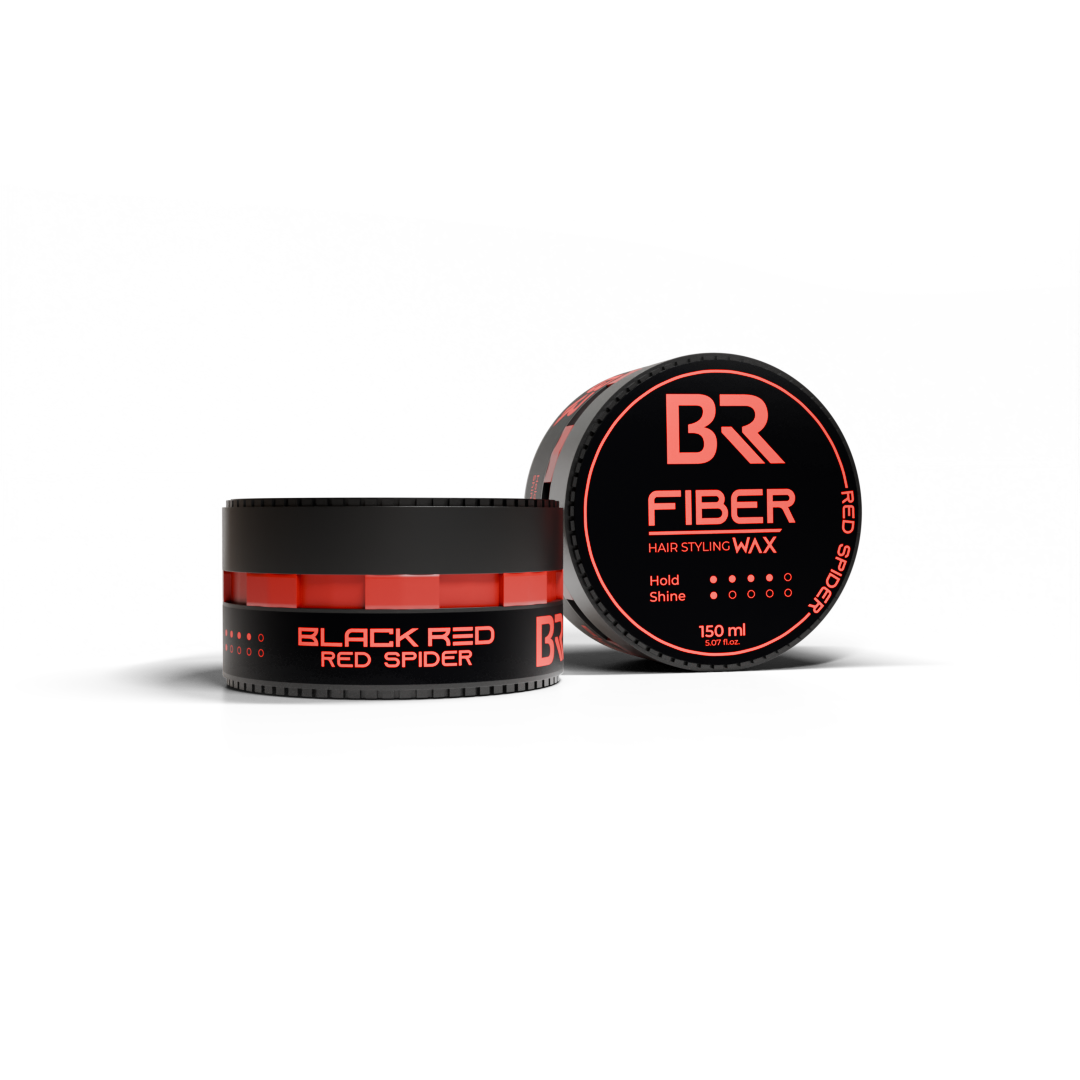 Black Red Fiber Hair Styling Wax Red Spider 150ml