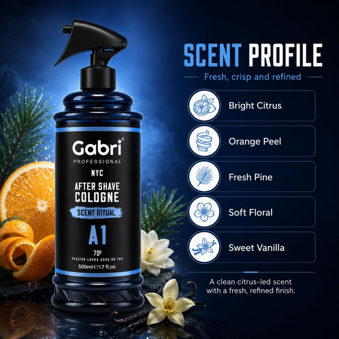 Gabri Professional - A1 After Shave Cologne Scent Ritual 500ml