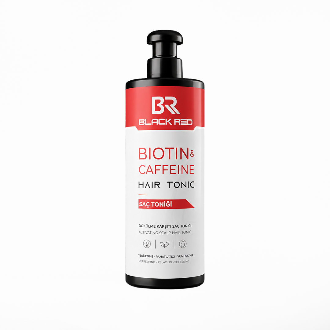 Black Red Hair Tonic Biotin & Caffeine 200ml