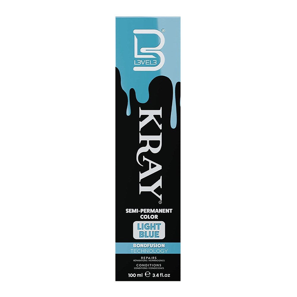 L3VEL3 Kray Semi Permanent Hair Colour Light Blue