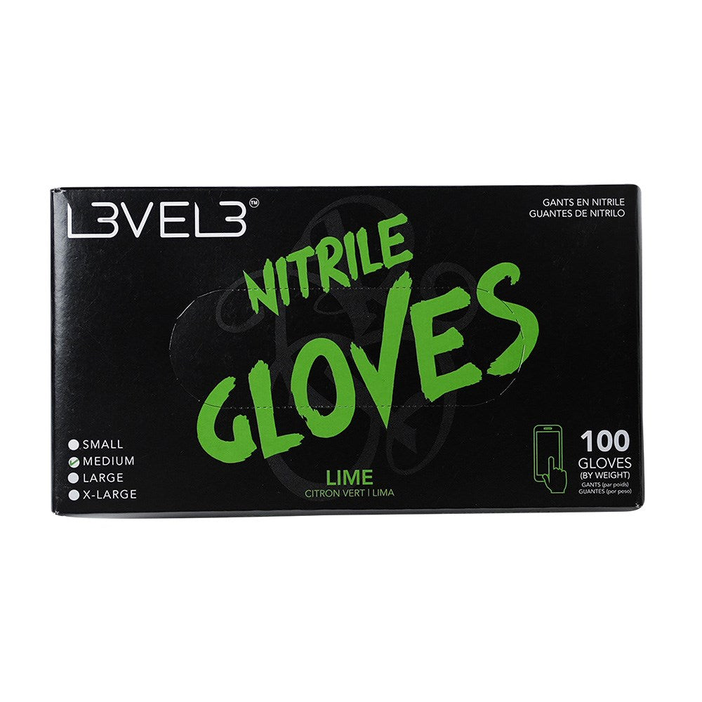 L3VEL3 Nitrile Gloves 100pk
