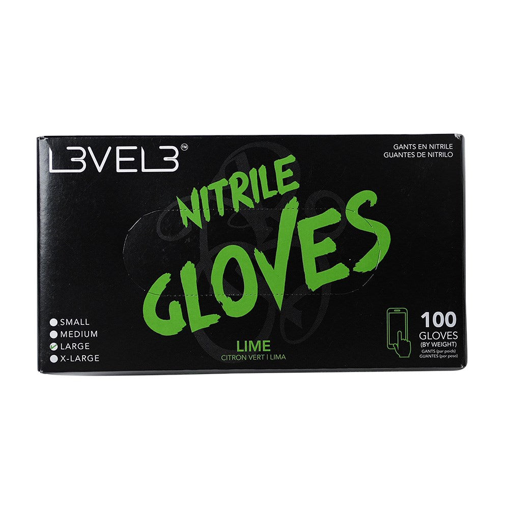 L3VEL3 Nitrile Gloves 100pk