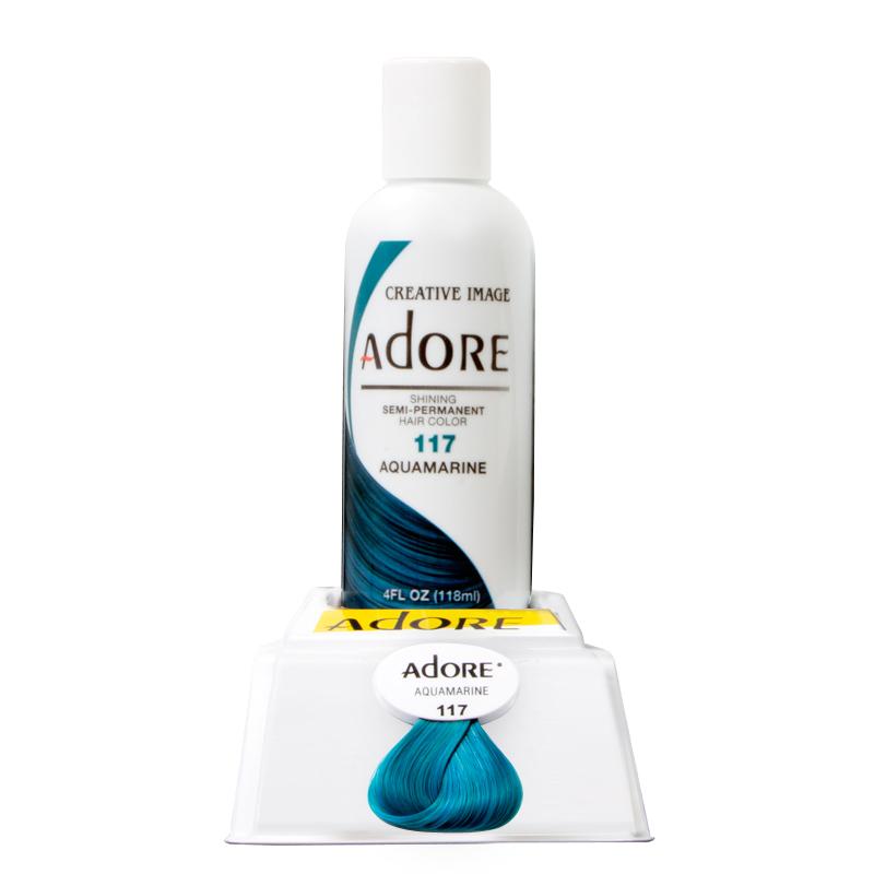 Adore Semi Permanent Hair Color - Aquamarine - 117 | Barber Outlet