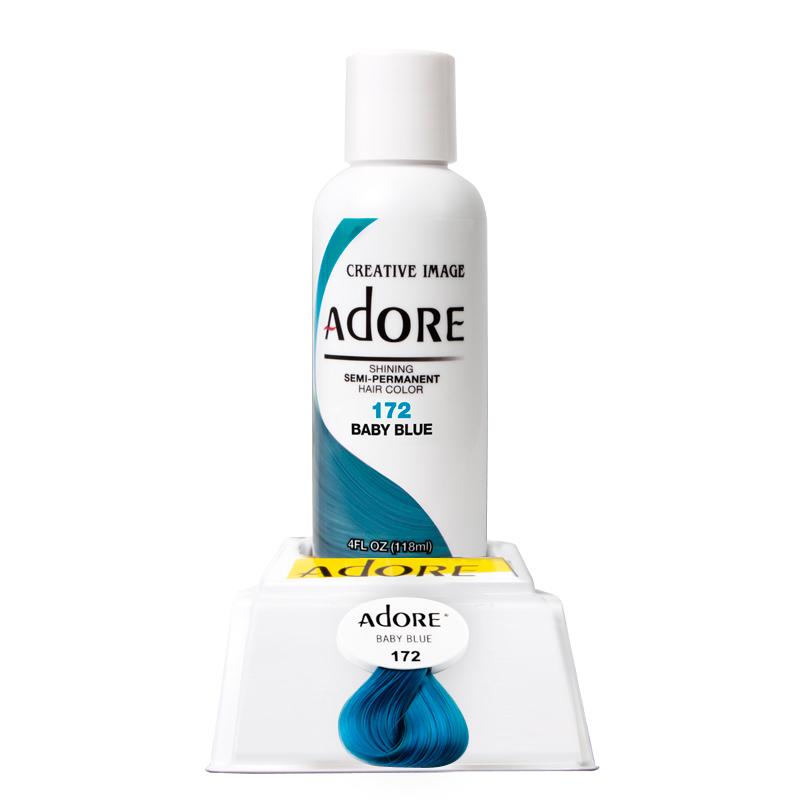 Adore Semi Permanent Hair Colour - Baby Blue - 172 | Barber Outlet