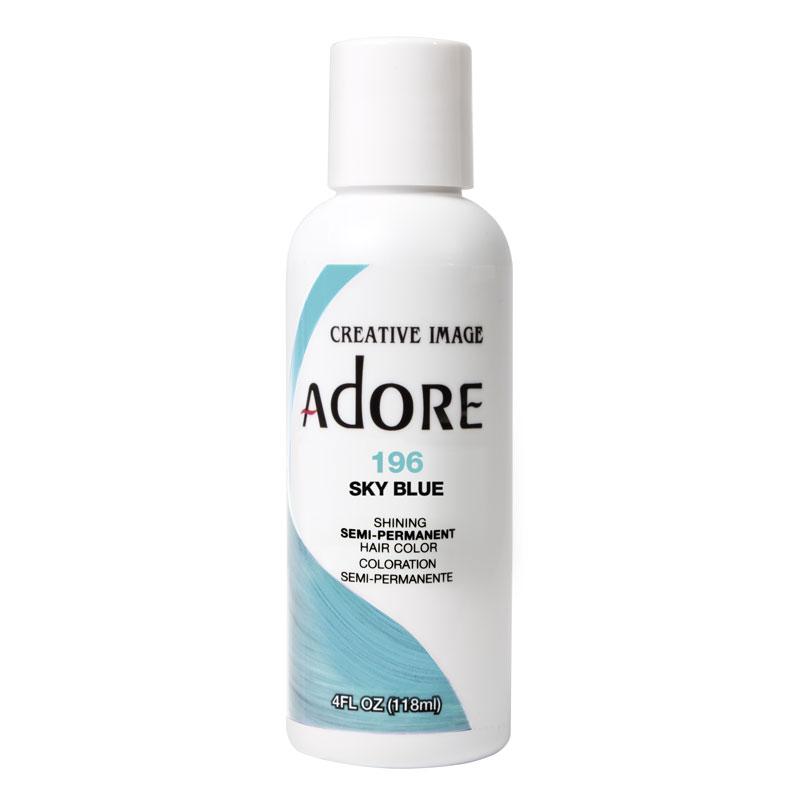 Adore Semi Permanent Hair Colour - Sky Blue - 196 | Barber Outlet