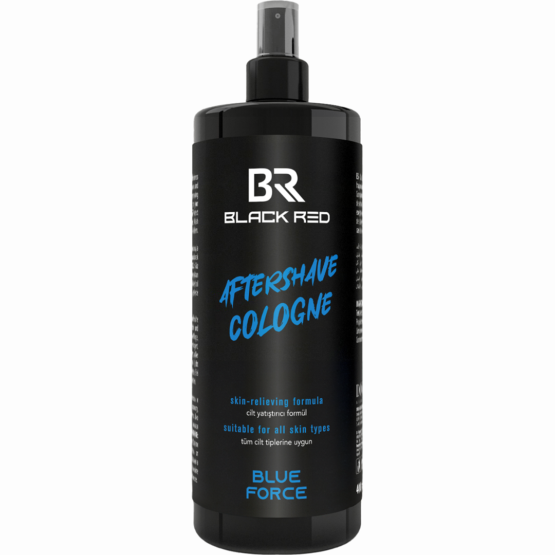 Black Red After Shave Cologne Blue Force 400ml