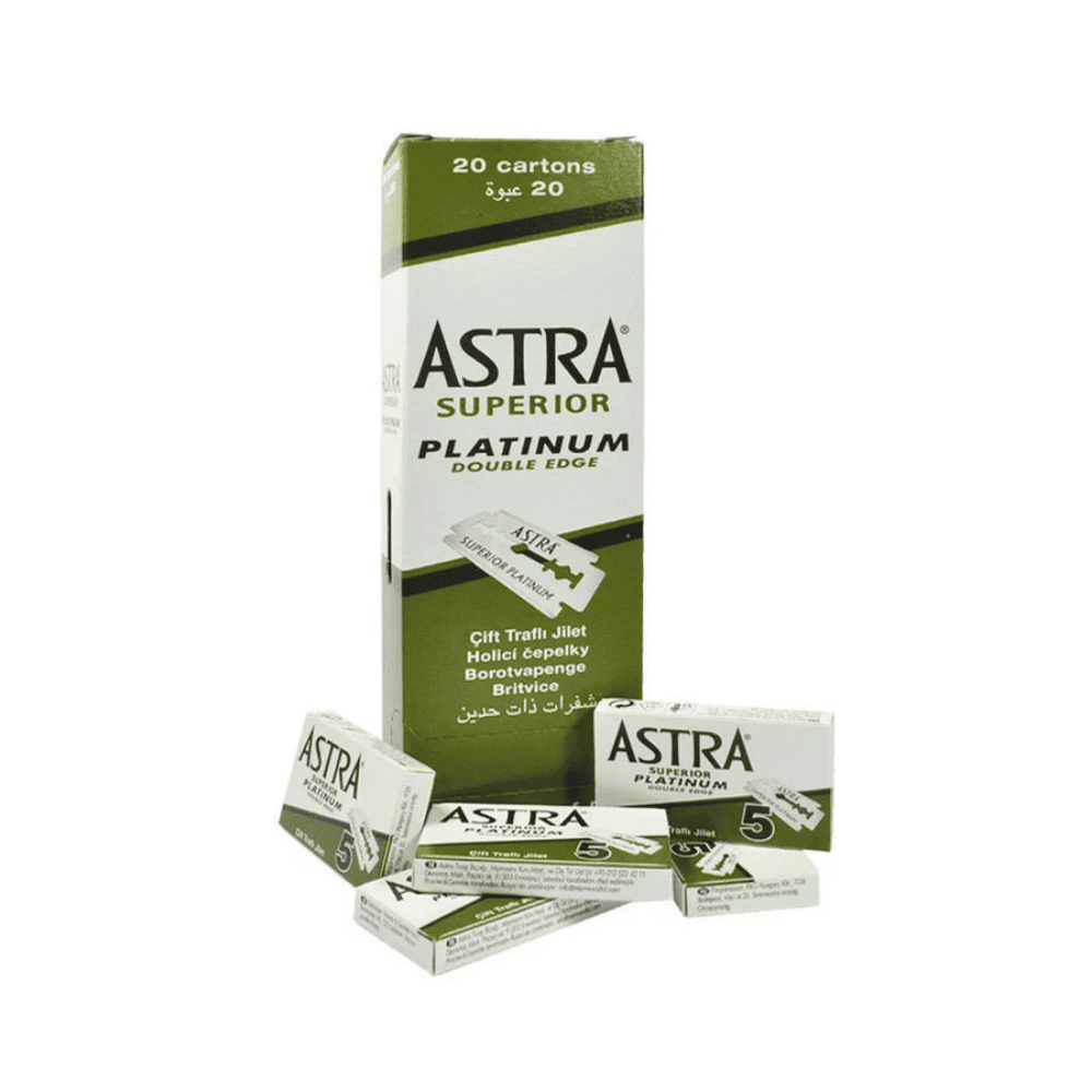 Astra Superior Platinum Double Edge Razor Blades (100)