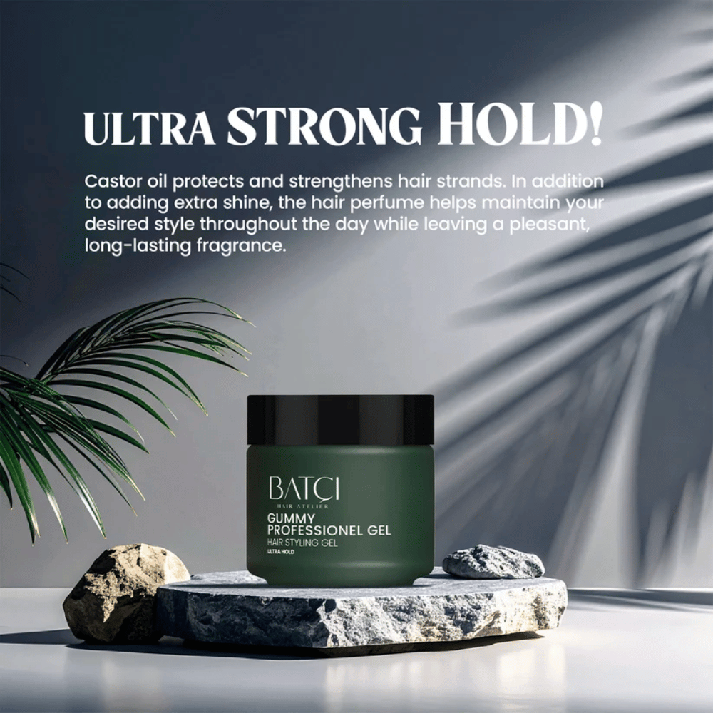 Batci Professional Hair Styling Gel - Ultra Hold & Long Lasting 300 ML