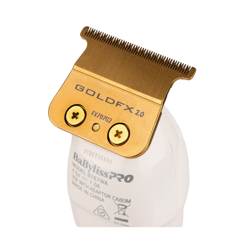 BaBylissPRO WhiteFX Skeleton Lithium Hair Trimmer | Barber Outlet