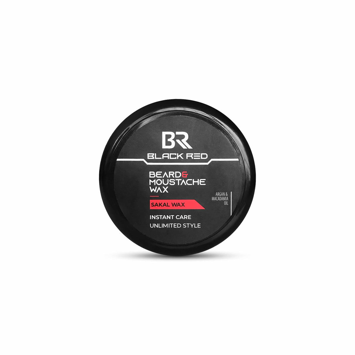 Black Red Beard and Moustache Wax 50ml | Barber Outlet