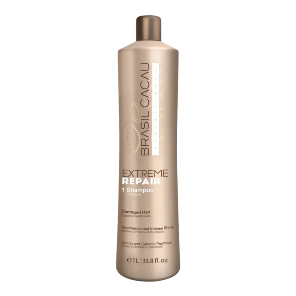 Brasil Cacau Extreme Repair Shampoo 1 Litre | Barber Outlet