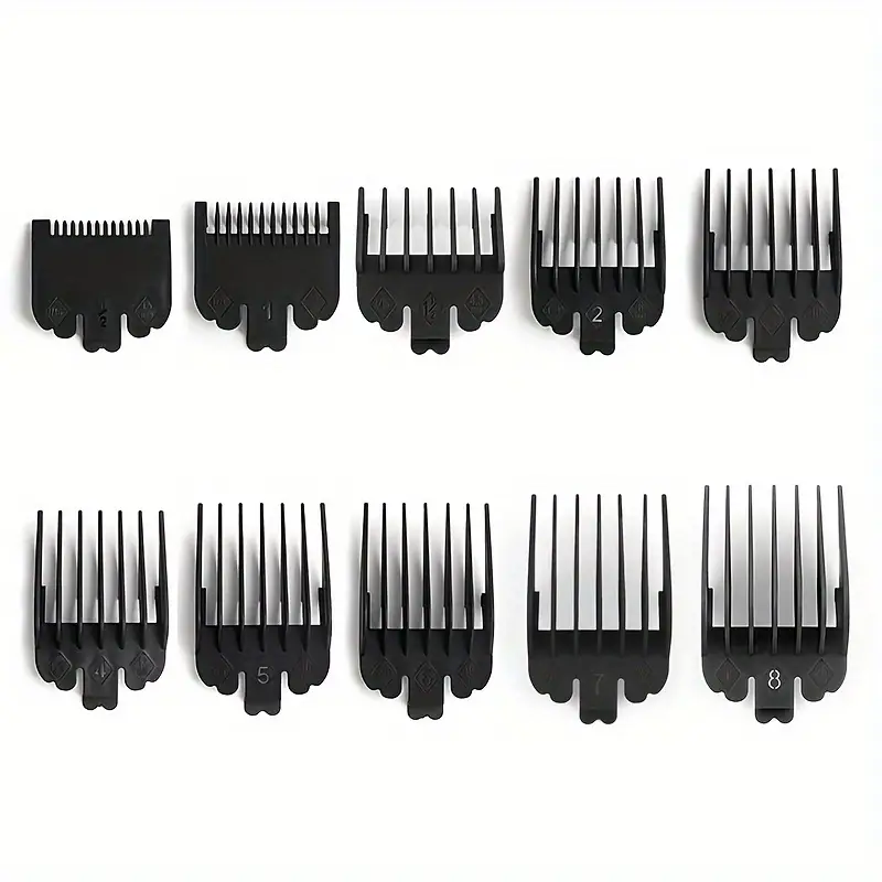 Professional Hair Clipper Comb - 10pcs