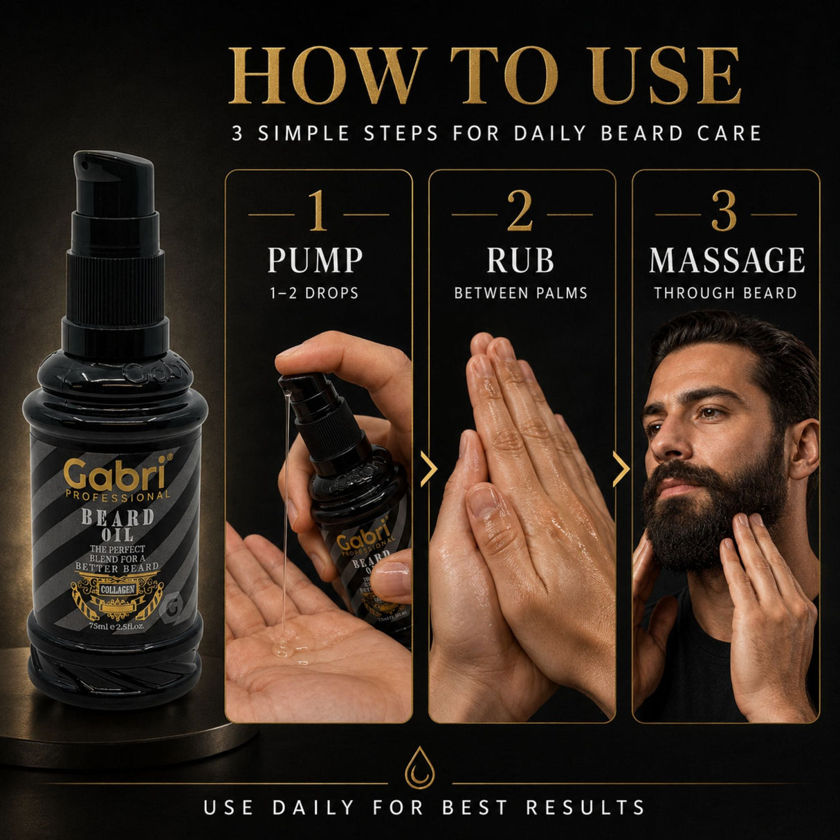 Gabri Professional - Collagen Beard Oil 75ml