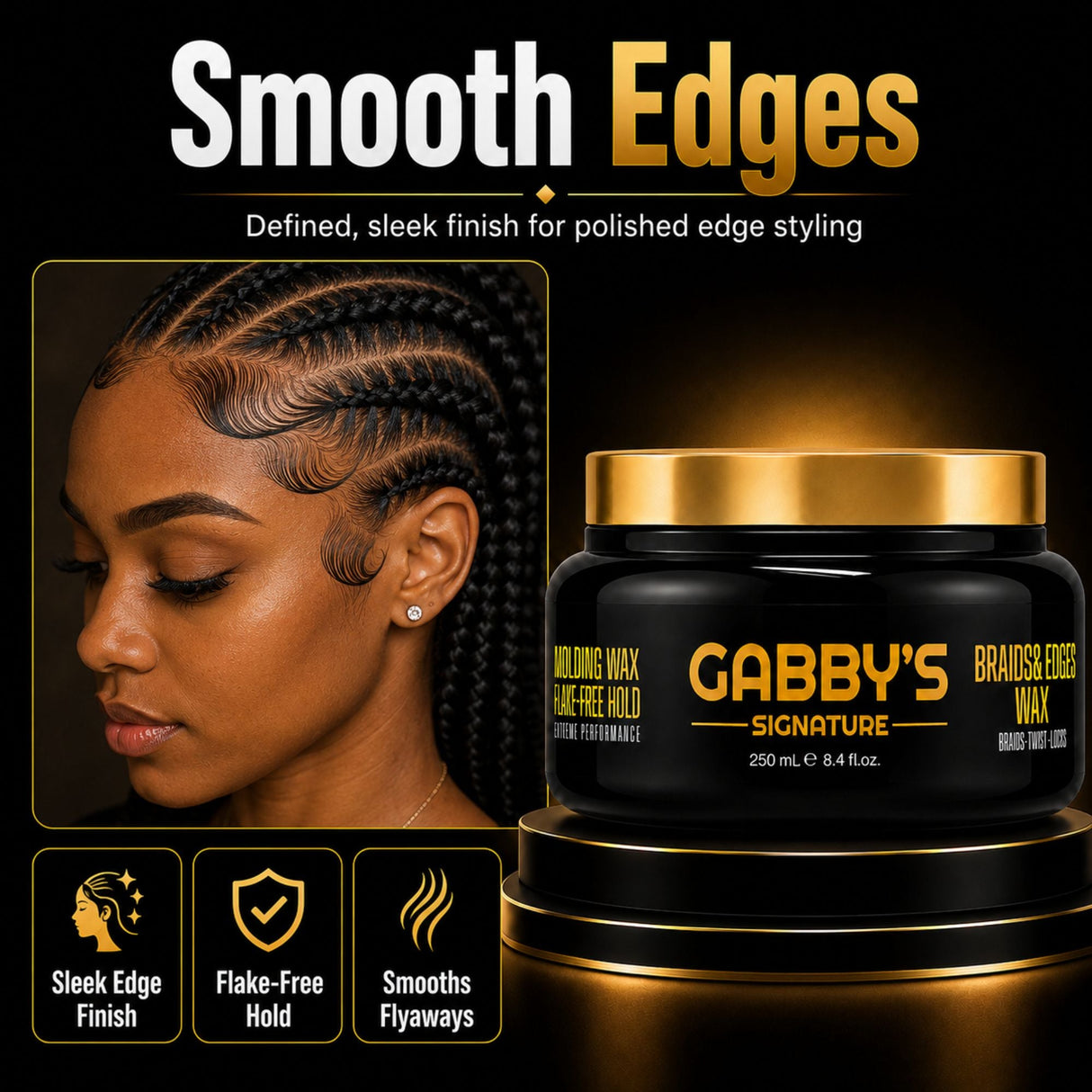 Gabby’s Signature - Braids & Edges Hair Wax 250ml