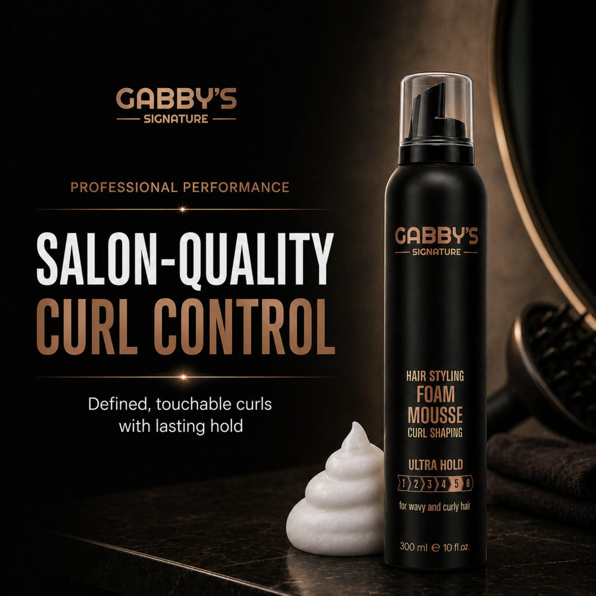 Gabby's Signature - Hair Styling Foam Mousse 300ml