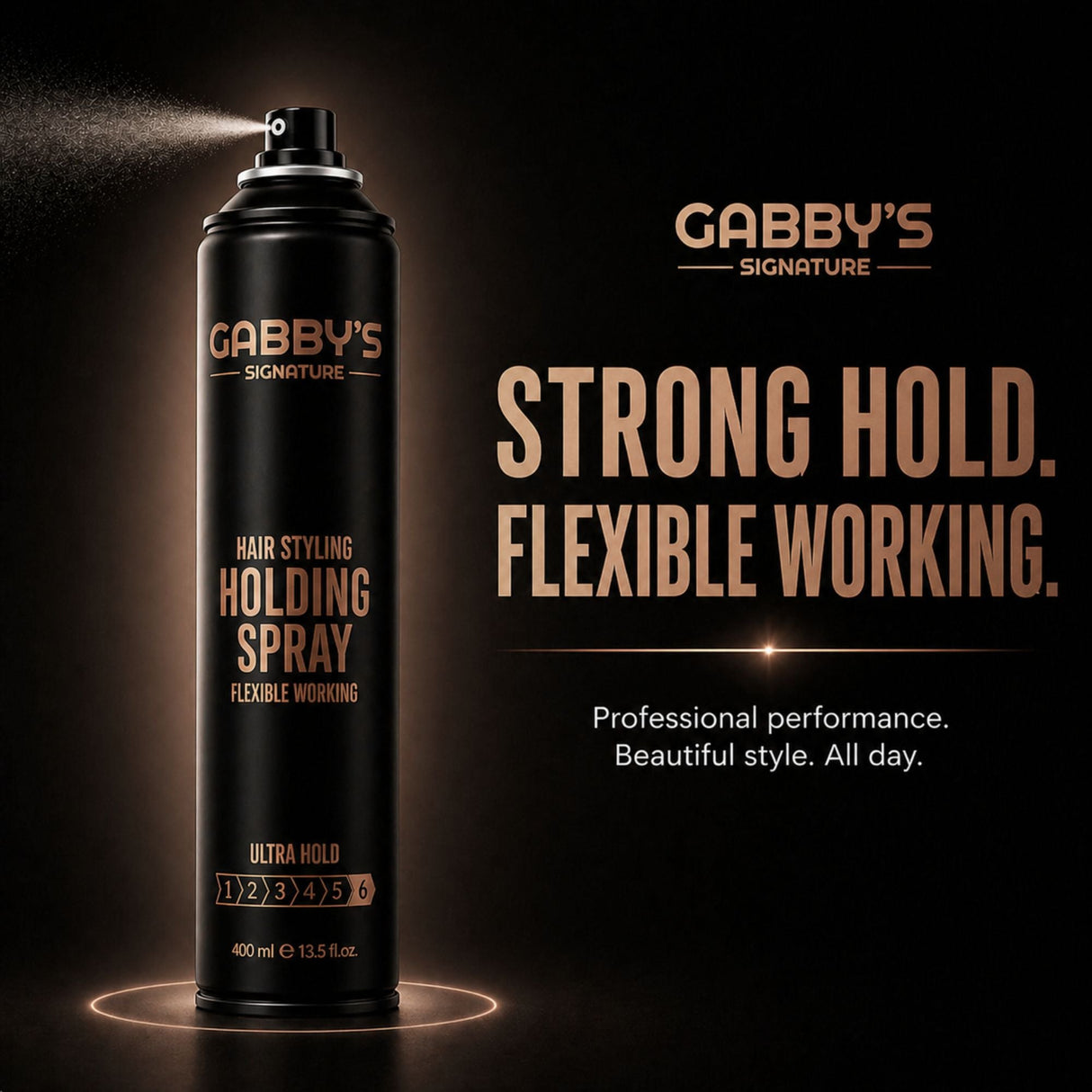 Gabby's Signature - Hair Styling Holding Spray 400ml