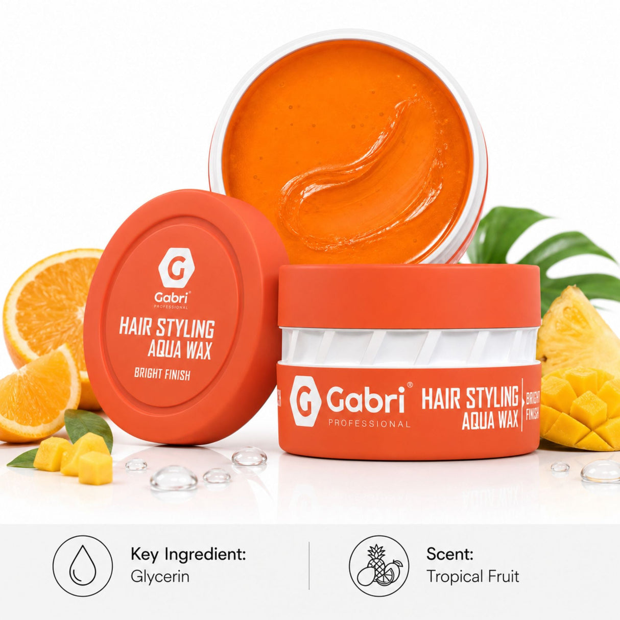 Gabri Professional - Hair Styling Aqua Wax Bright Finish 150ml