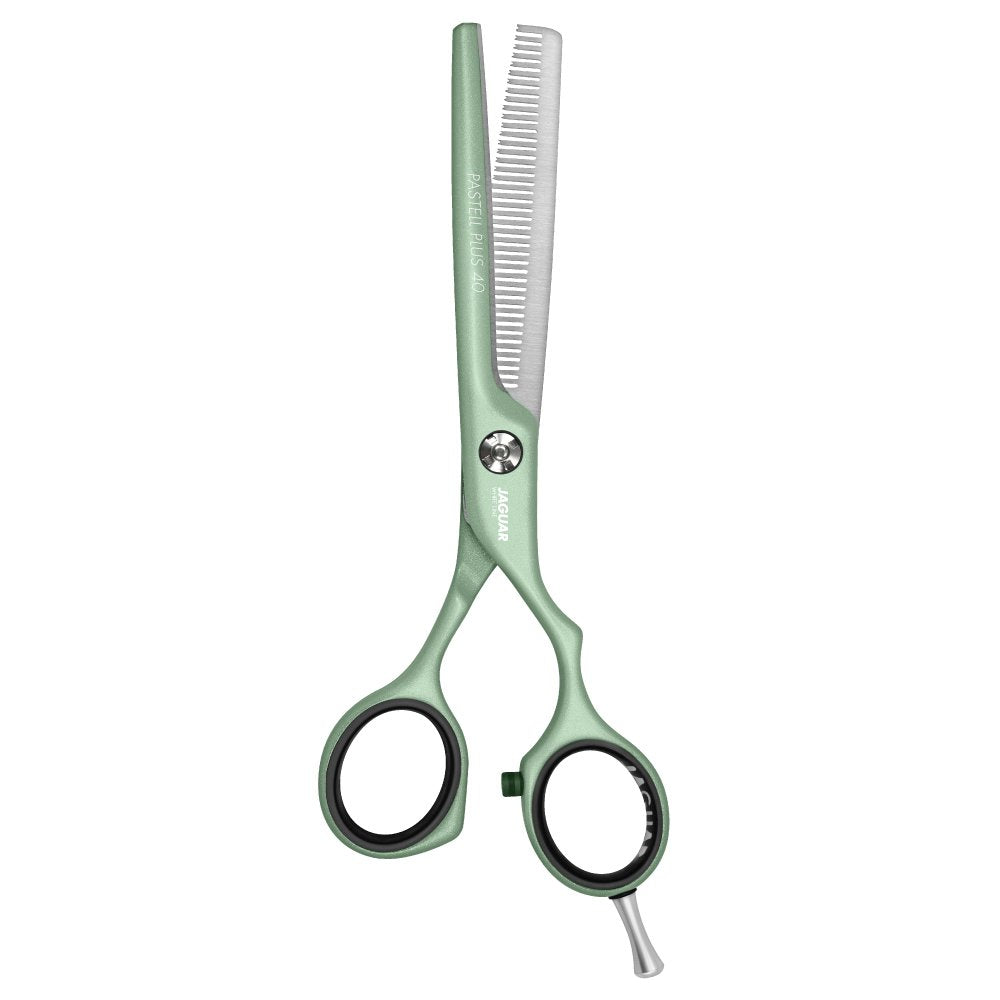 Jaguar Pastell Plus Offset 40 Matcha 5.5" Hairdressing Thinning Scissor