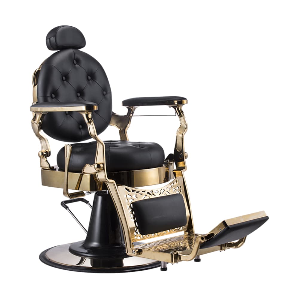 Karma Gold Coast Barber Chair - Black & Gold