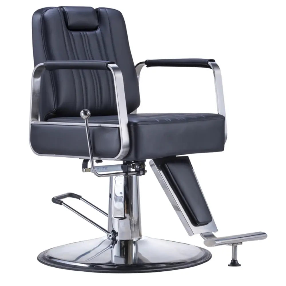 Karma Wollongong Reclining Salon Chair - Black | Barber Outlet