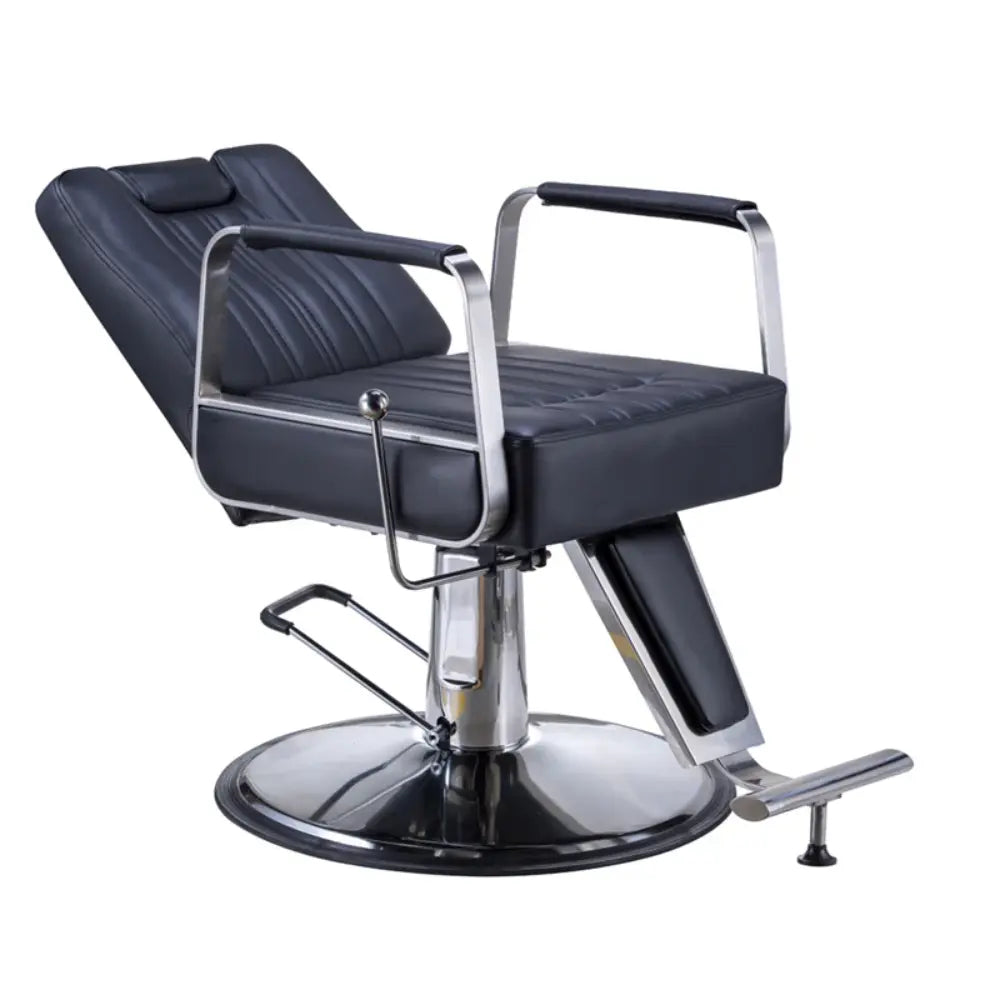 Karma Wollongong Reclining Salon Chair - Black | Barber Outlet