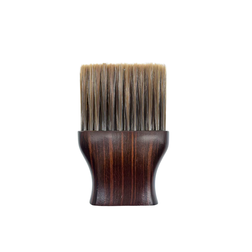 Large Flat Wood Handle Neck Brush