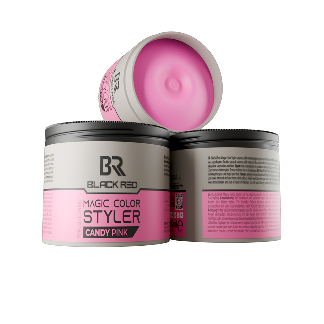 Black Red Magic Cream Hair Color Candy Pink 100ml