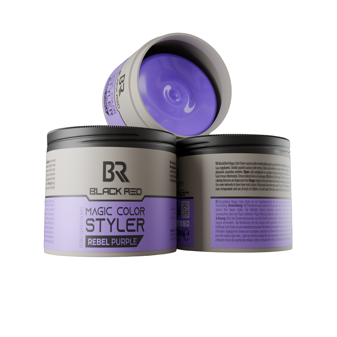 Black Red Magic Cream Hair Color Rebel Purple 100ml
