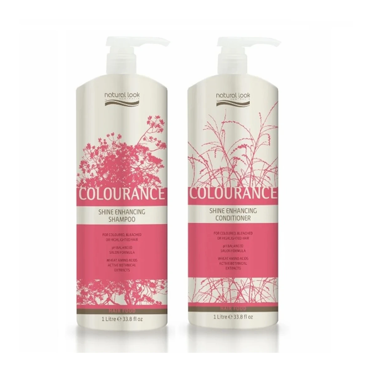 Natural Look Colourance Shine Enhancing Shampoo & Conditioner 1 Lt Bundle | Barber Outlet