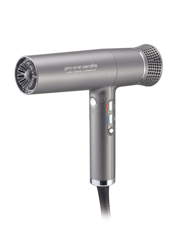 Pro-One Aerolite Hairdryer - TITANIUM | Barber Outlet