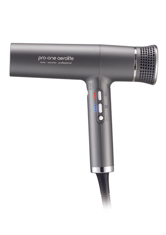 Pro-One Aerolite Hairdryer - TITANIUM | Barber Outlet