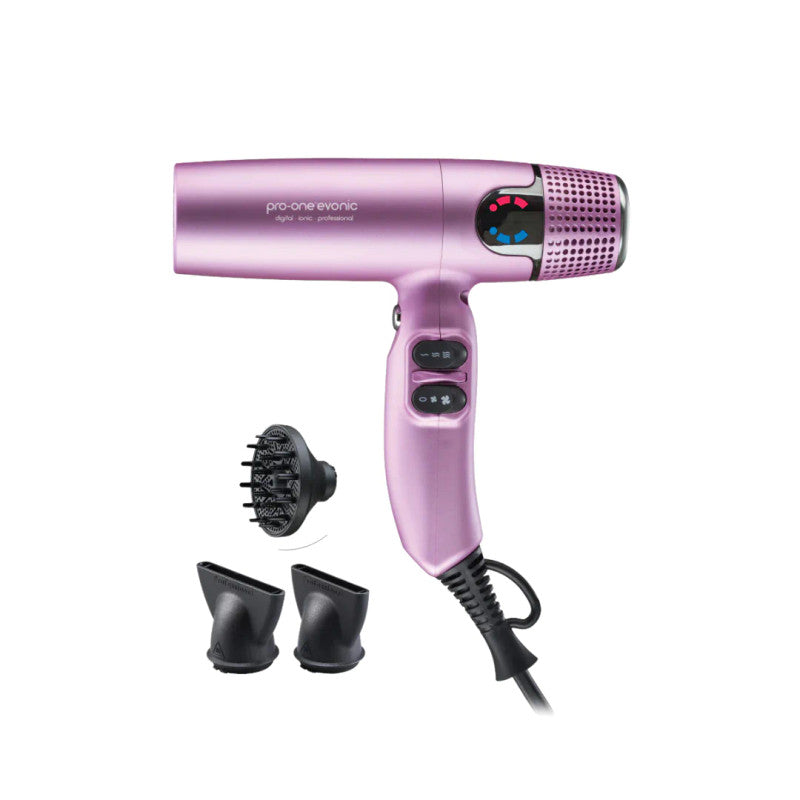 Pro-One EVONIC Hairdryer - PINK | Barber Outlet