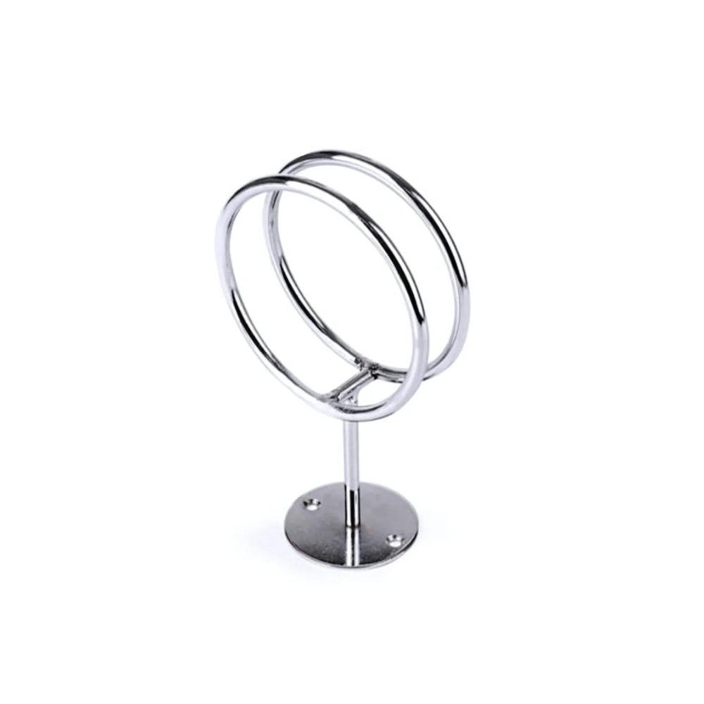 Professional Hair Dryer Holder – Double Ring Design | Barber Outlet