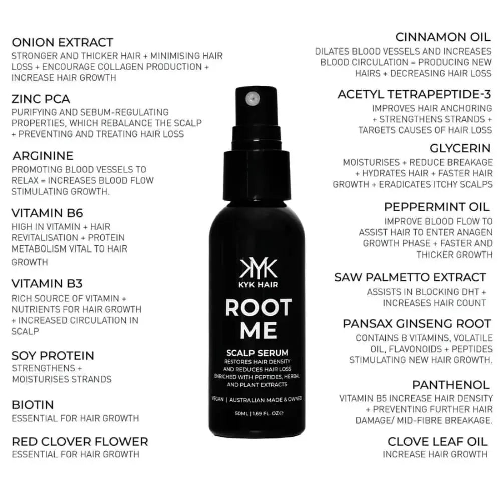 KYK Hair Root Me - Scalp Serum 50ml | Barber Outlet