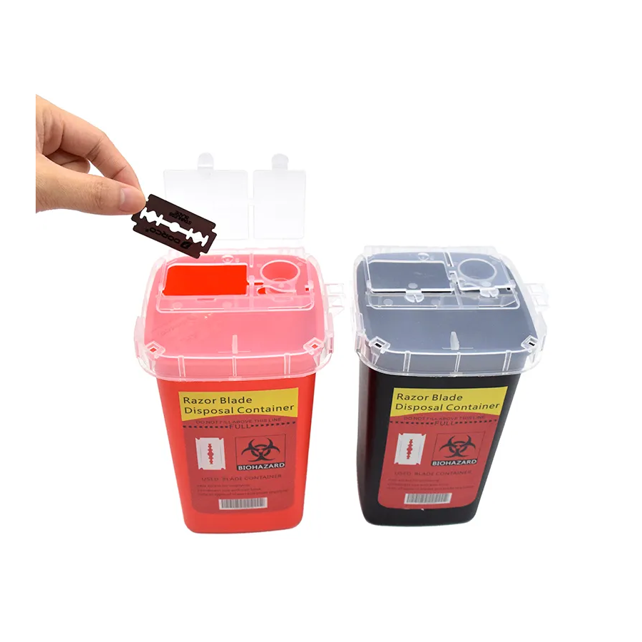 Razor Blade Barber Disposable Container