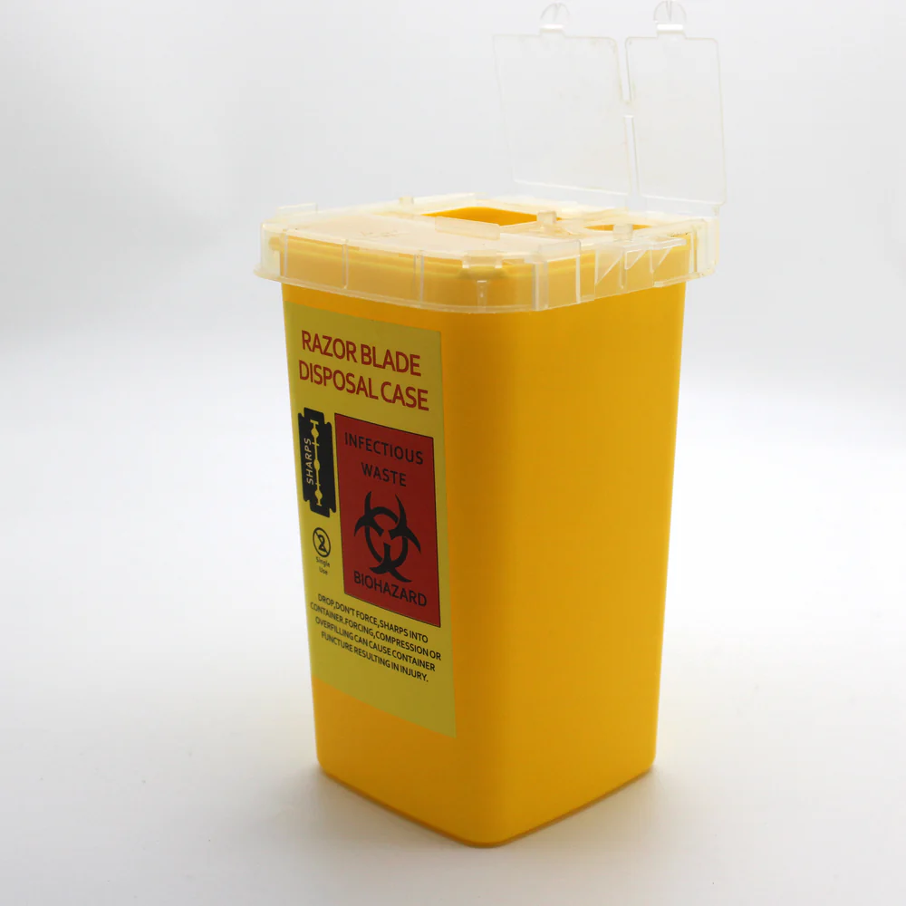 Razor Blade Barber Disposable Container