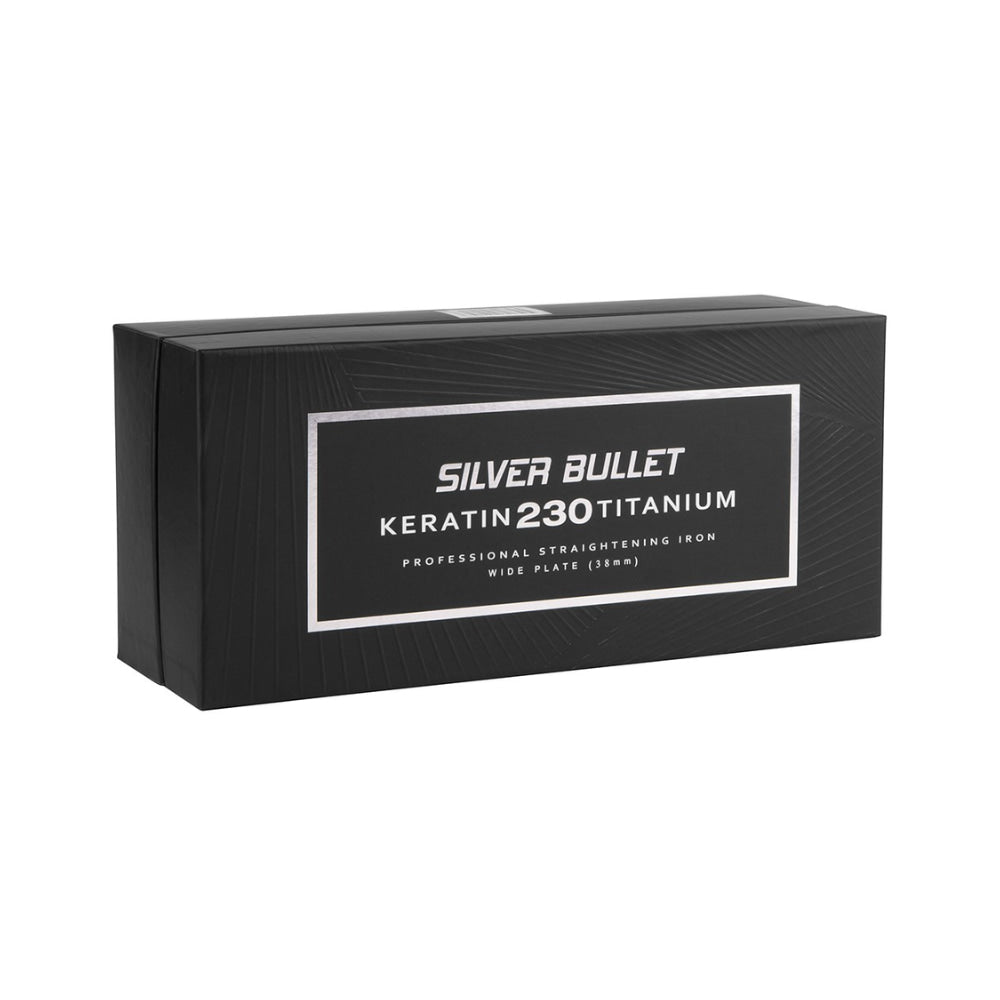 Silver Bullet Keratin 230 Titanium Wide Plate Hair Straightener | Barber Outlet