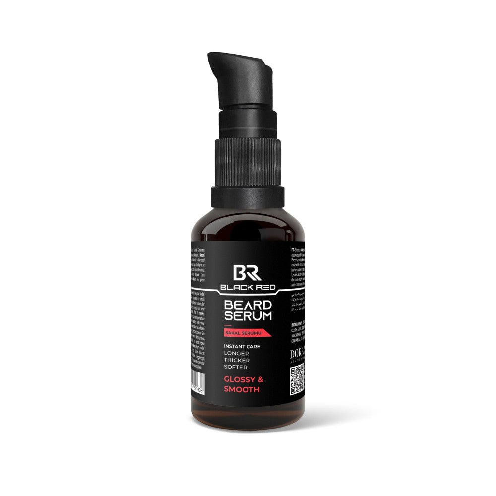 Black Red Beard Care Set