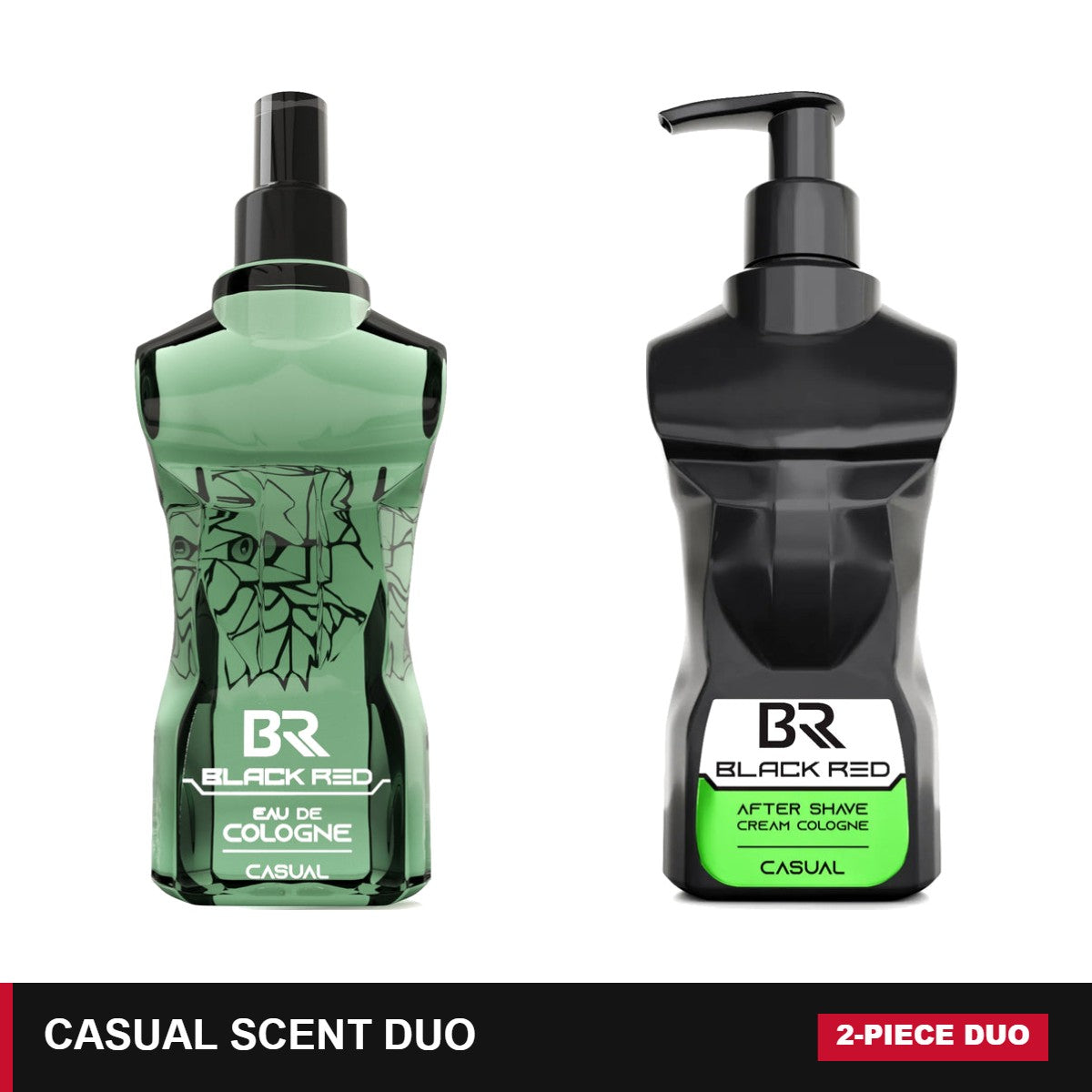 Black Red Casual Scent Duo bundle