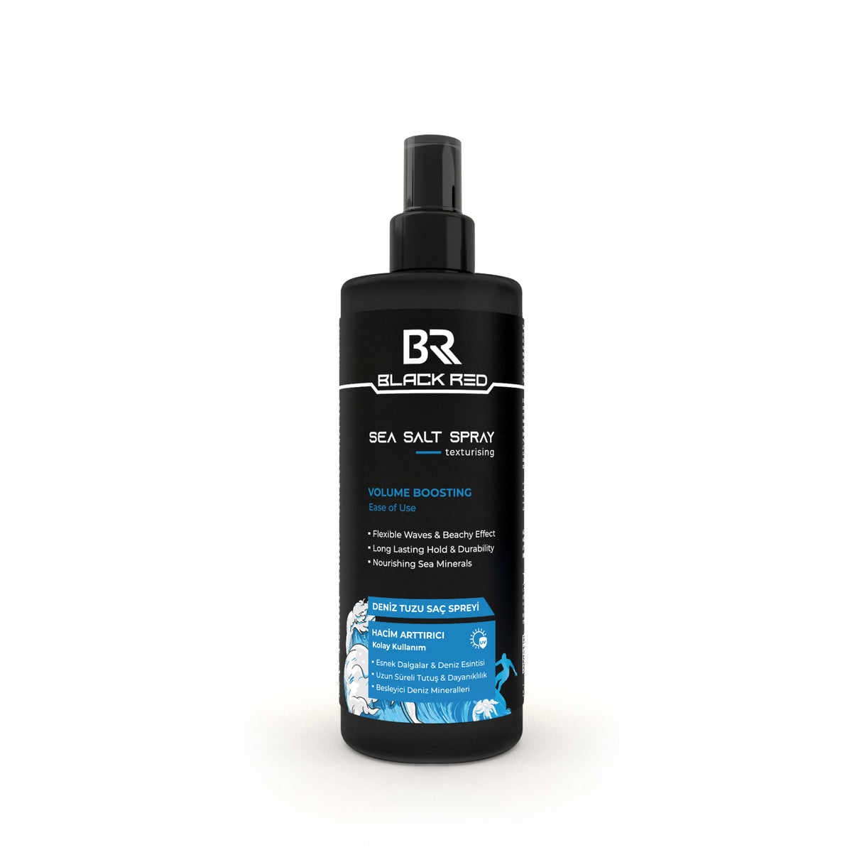 Black Red Sea Salt Spray 200ml | Barber Outlet