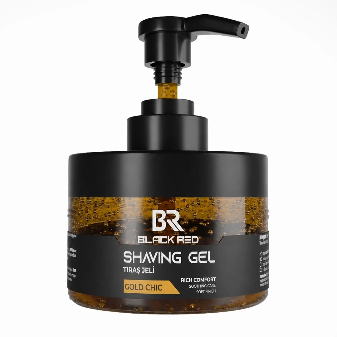 Black Red Shaving Gel Gold Chic 500ml