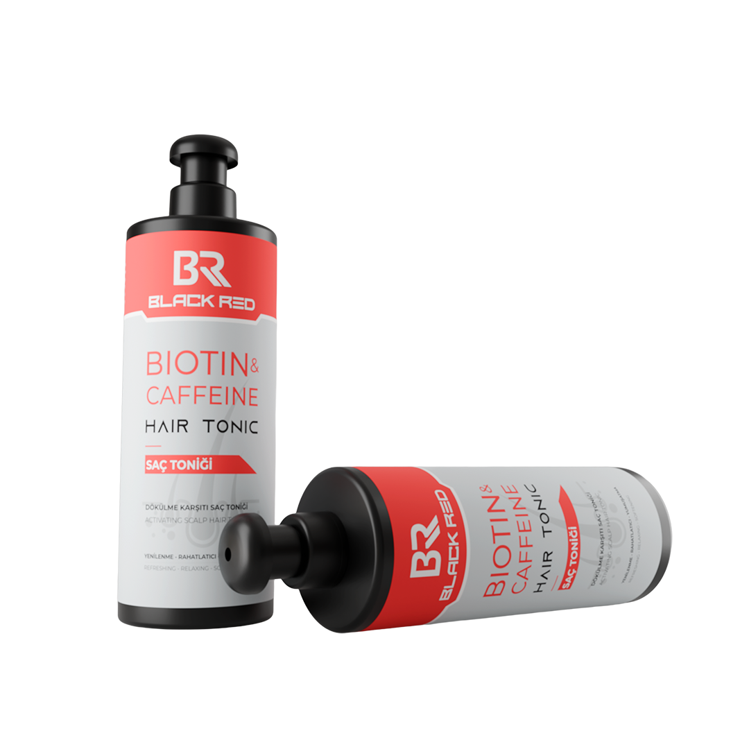 Black Red Hair Tonic Biotin & Caffeine 200ml