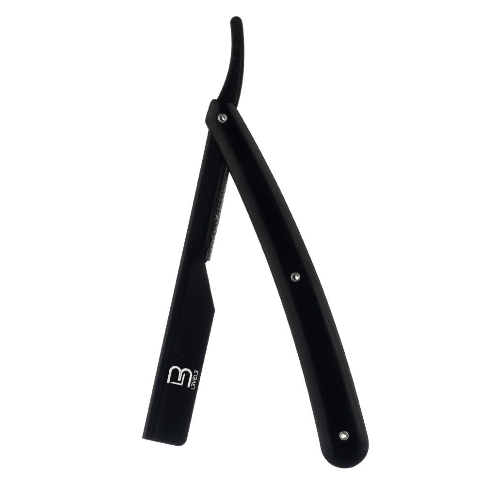 L3VEL3 Straight Razor Holder Black