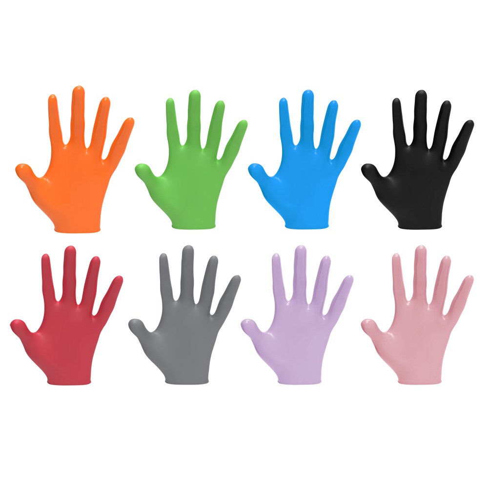 L3VEL3 Nitrile Gloves Black Small 100pk - gallery 4